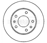 BORG & BECK Тормозной диск BBD4283